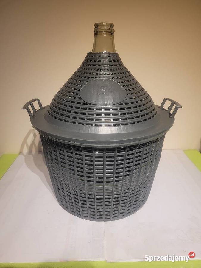 Gąsior balon 34L w koszu do wina nalewek Nadarzyn