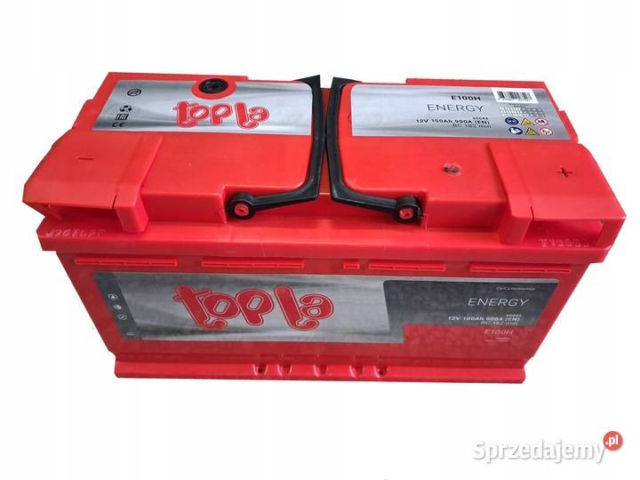Akumulator Topla Energy 12V 100Ah 900A P E100V Tomaszów Mazowiecki