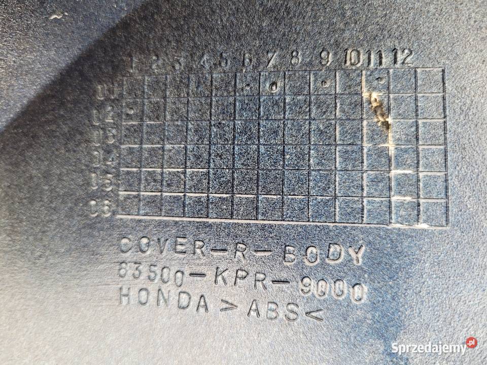 HONDA SH 125 150 prawy bok zadupek boczek Piła