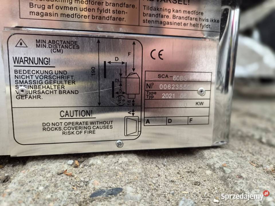 Piec do sauny Harvia 6kW nowy SCA60BS Zielona Góra sprzedam