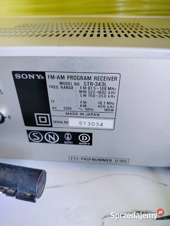 amplituner sony STR343L Stereo VINTAGE Mińsk Mazowiecki sprzedam