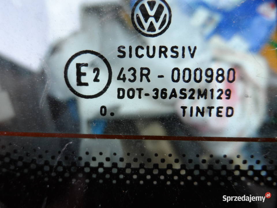 vw bora combi czesci szyba tylna klapa szyby Legnica