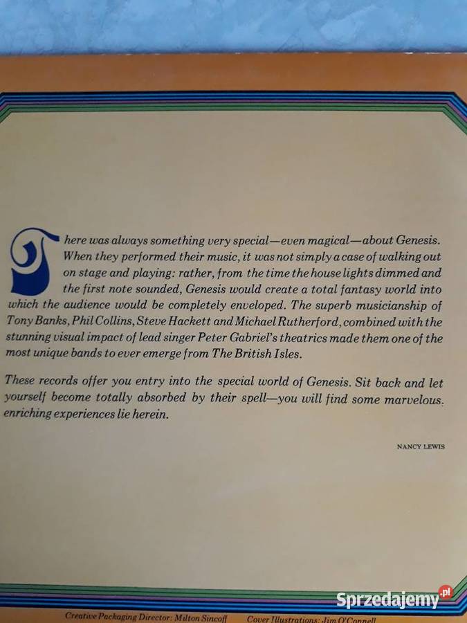 GENESIS Kolekcjonerskie wydanie 1976 rock Rzeszów