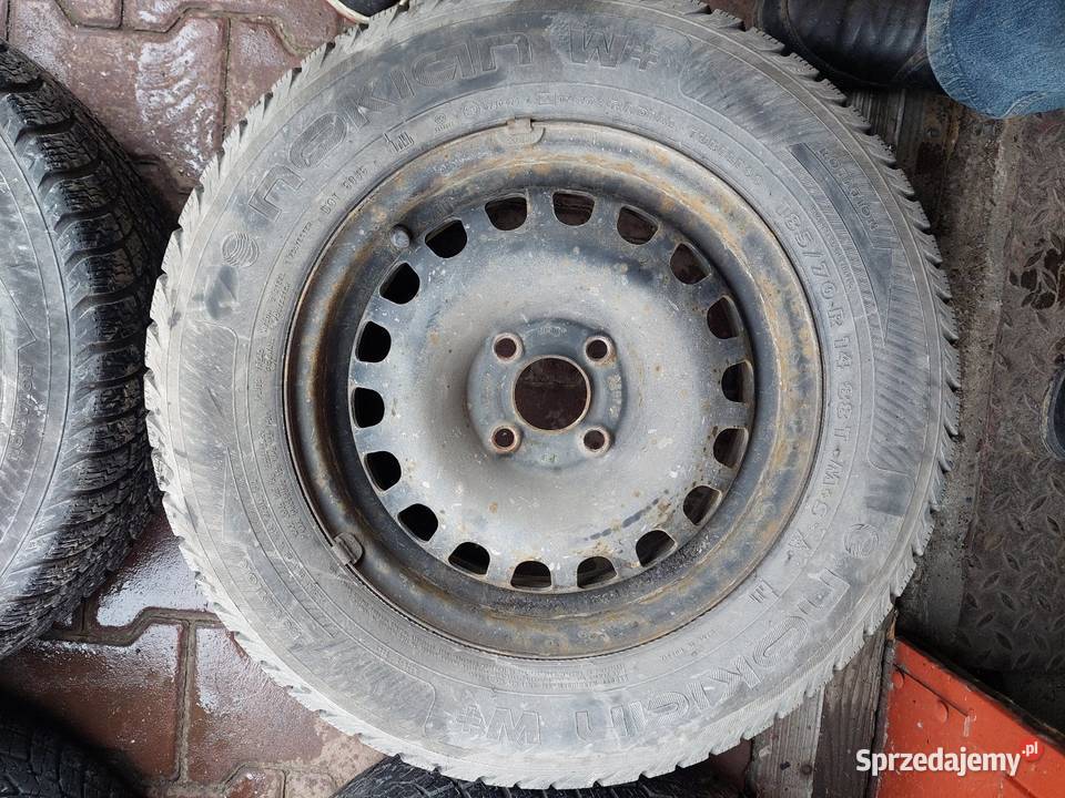 Koła Zimowe 14 4x100 Seat Vw koda itp Komplet małopolskie Sucha Beskidzka