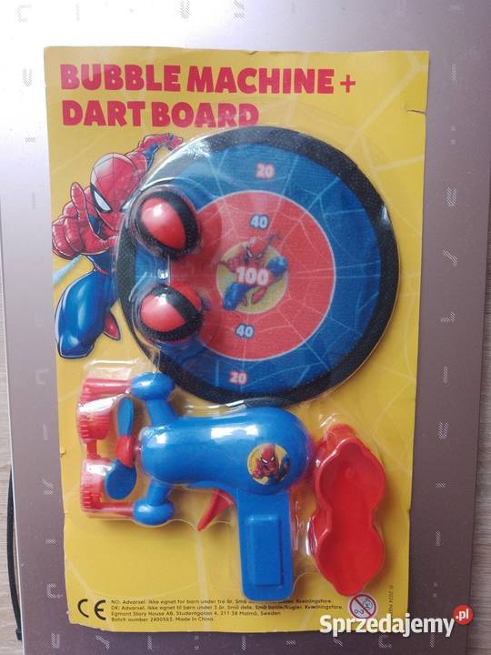 Spiderman zestaw dart sprzedam