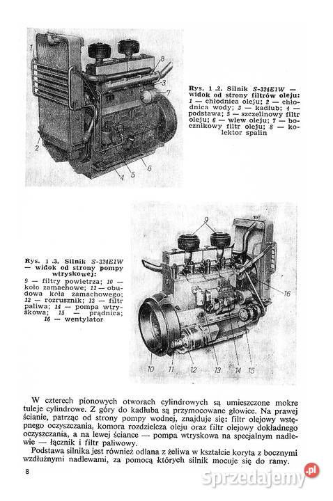 Pad 303400 na silniku s 324 charakterystyka Stalowa Wola sprzedam