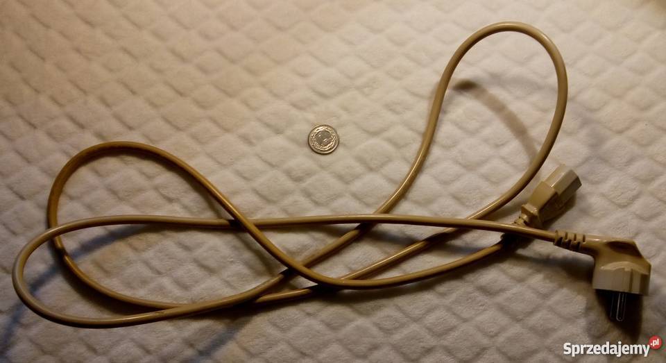 Kabel zasilania komputerowy jasny 190 śląskie Rogoźnik sprzedam