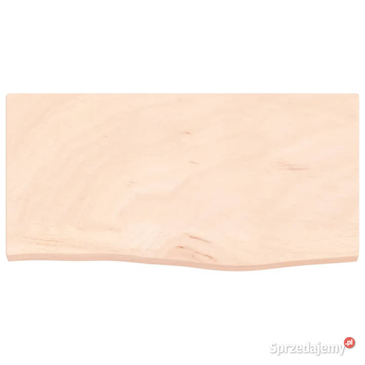 Półka 60x30x2 surowe lite drewno dębowe WM363524 mazowieckie Warszawa