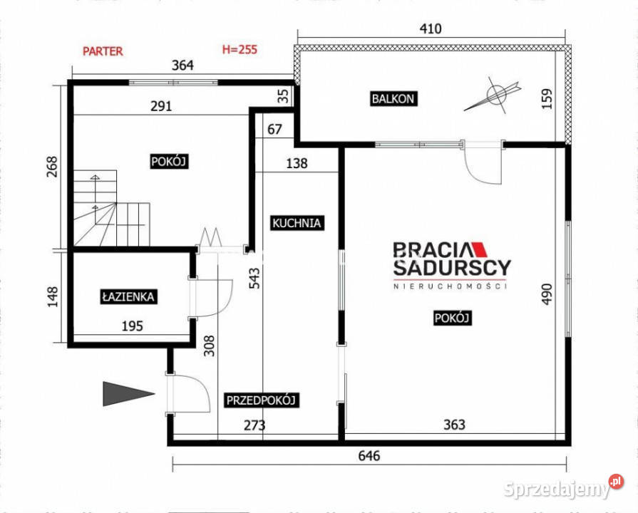 Mieszkanie Skawina 5973 metry