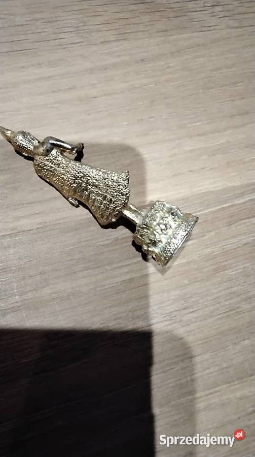 Amulet Tajski Pozłacany Budda z Abhaya Mudrą Nowa Sól