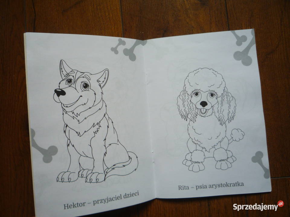 Kolorowanka Pieski maluszkowe malowanie Szczecin
