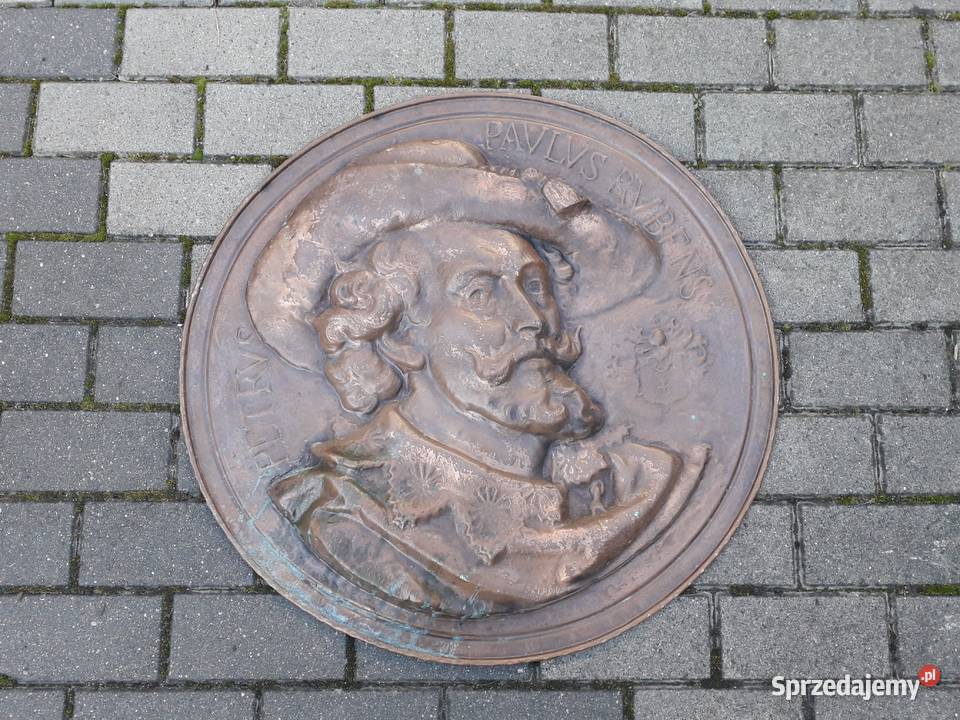 Efektowna płaskorzeźba relief miedziany Warszawa sprzedam
