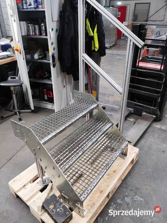 Schody stalowe wysokość 60 szerokość szczebla 80 Libusza