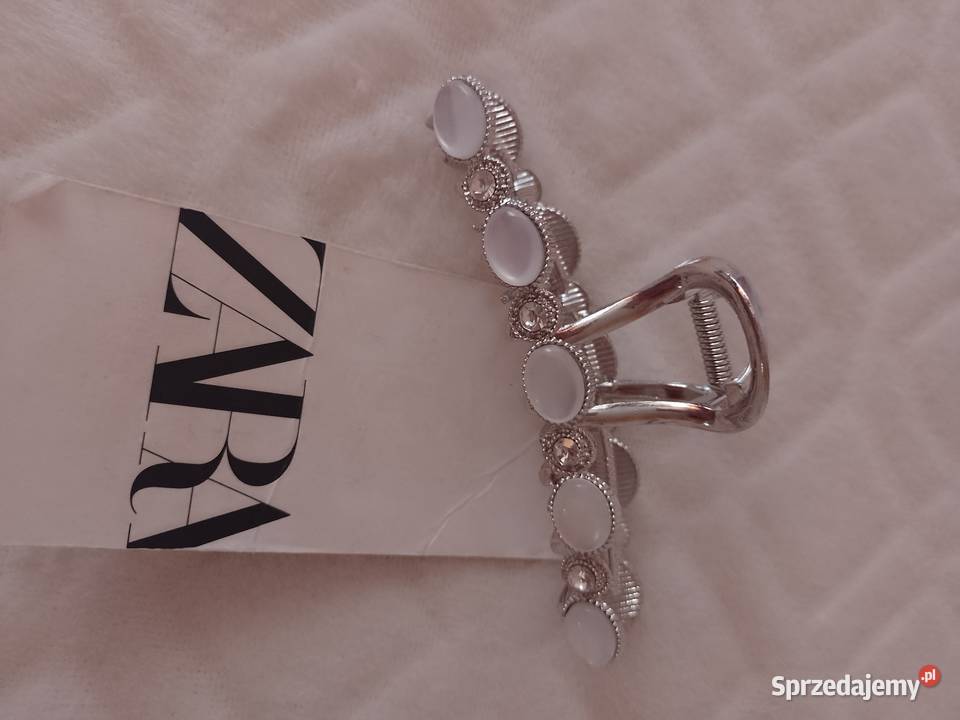 ZARA Bogato zdobiona duża spinka ślubna z małopolskie Kraków