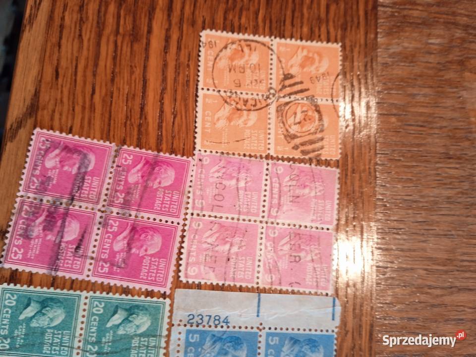 Znaczki USA prezydenci Żabno