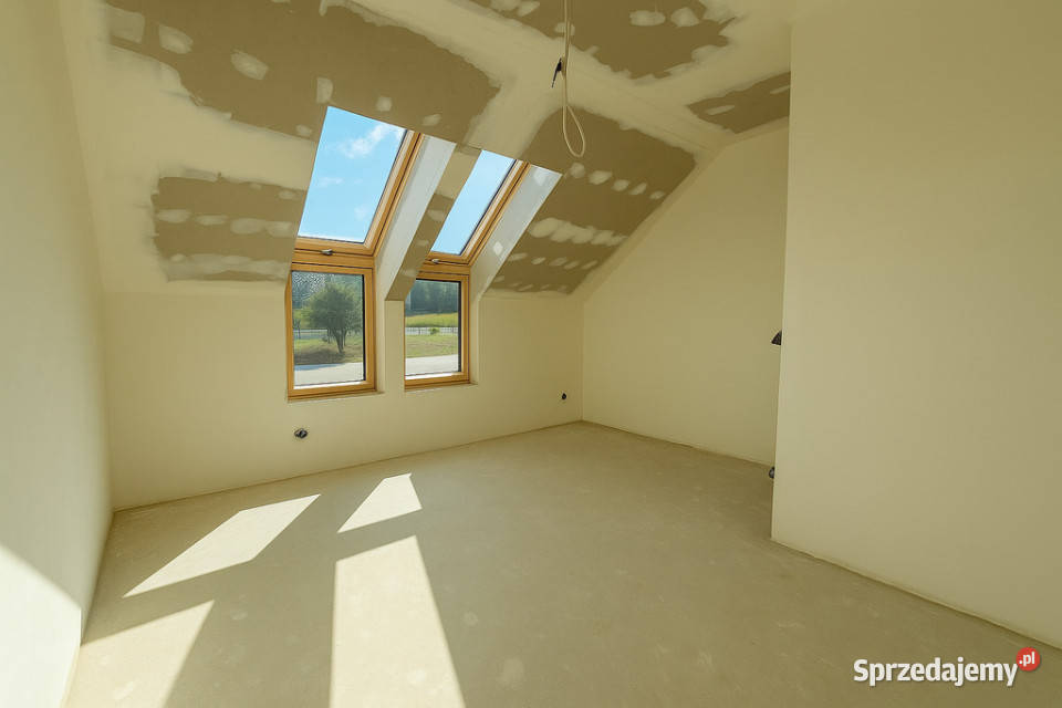 Nowoczesny Dom z garażem 130 m2 30 m2 poddasza Szczecin