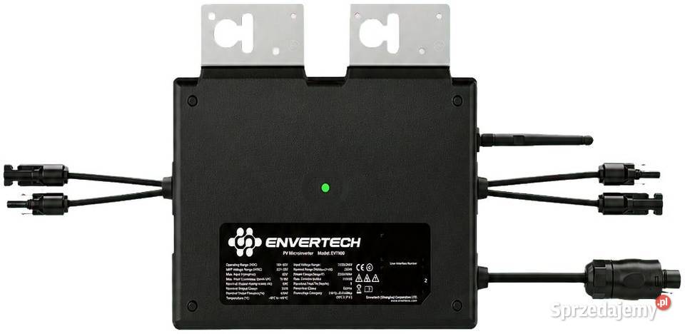 Mikroinwerter Envertech EVT1000B i 5m przewód z