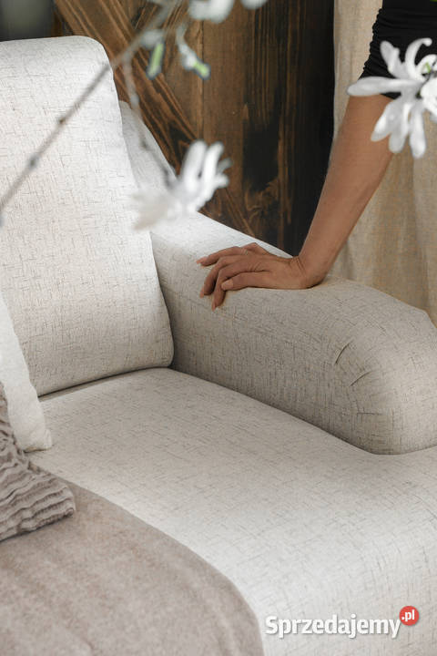 Dwuosobowa sofa rustykalna na kółkach Diana Wrocław