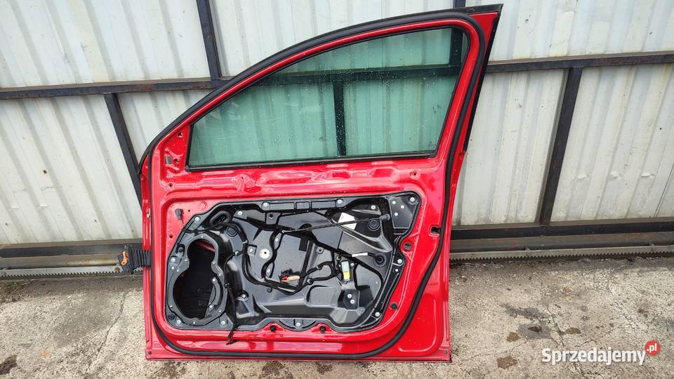 DRZWI PRAWE PRZEDNIE CZERWONE PRAWY PRZÓD VW