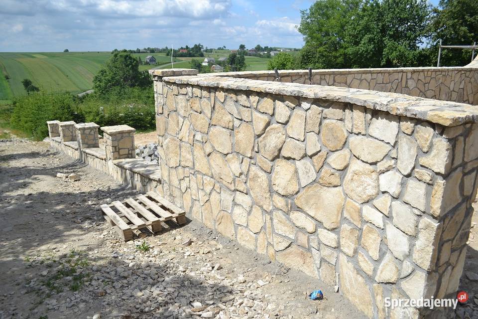 Ogrodzenia z kamienia Mury z kamienia Kamień Remont i budowa Olkusz