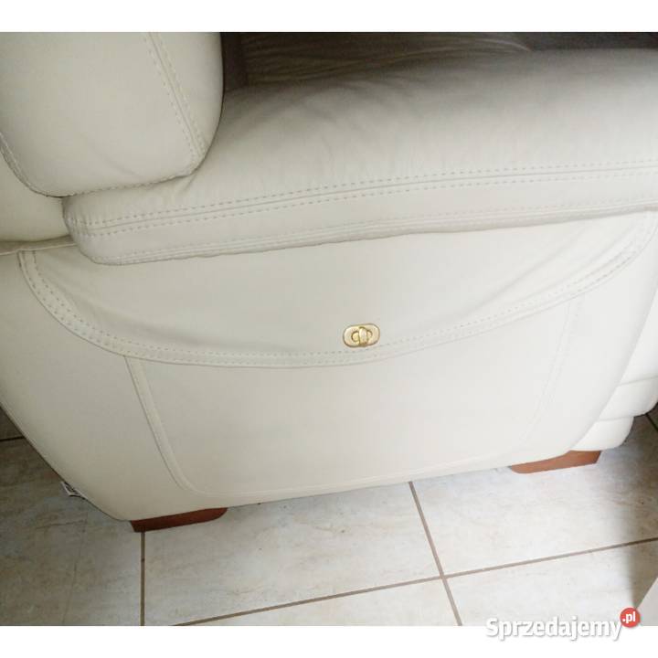 Kanapa dwuosobowa ze skóry naturalnej Divini sprzedam