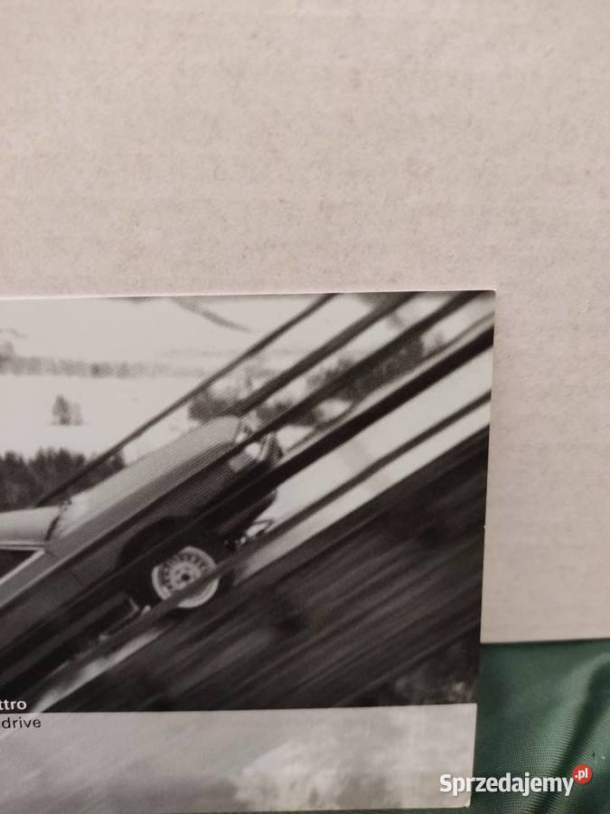 Pocztówka widokówka Audi quattro permanent Pocztówki i karty telefoniczne Głuchołazy