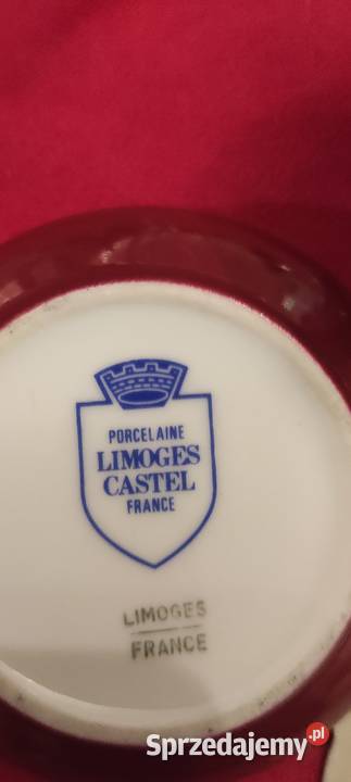 PORCELAINE DE LIMOGES FRANCE Romantyczne scenki Pabianice