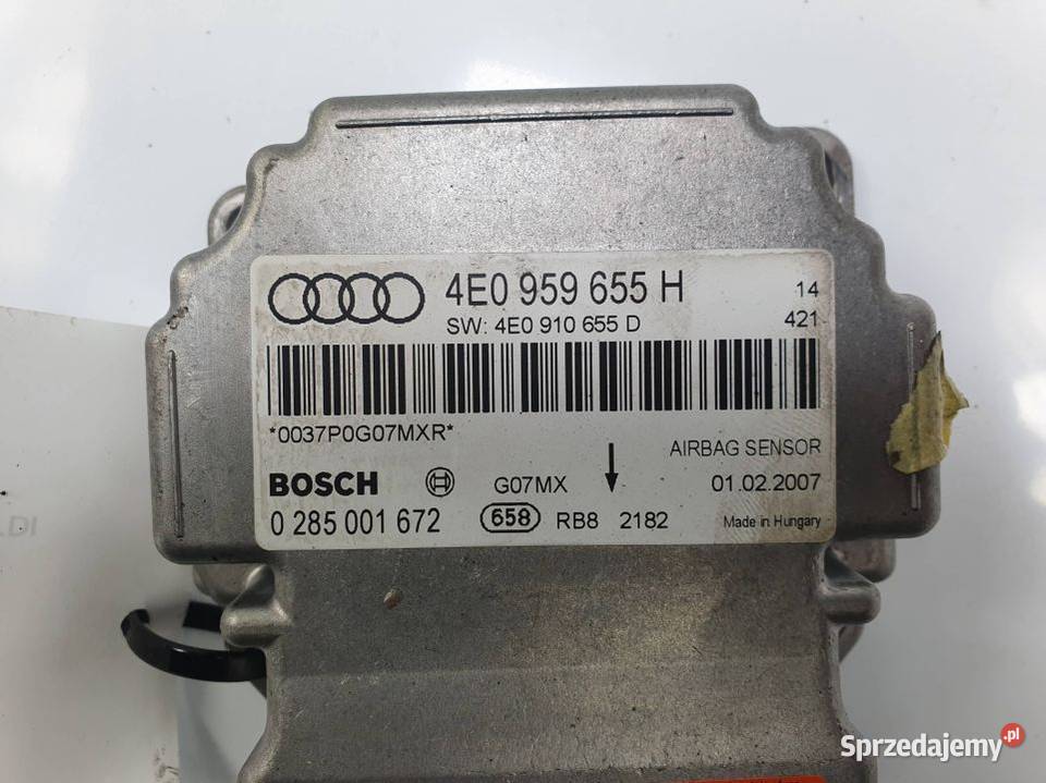SENSOR AIRBAG AUDI A8 D3 4E0959655H Lipno