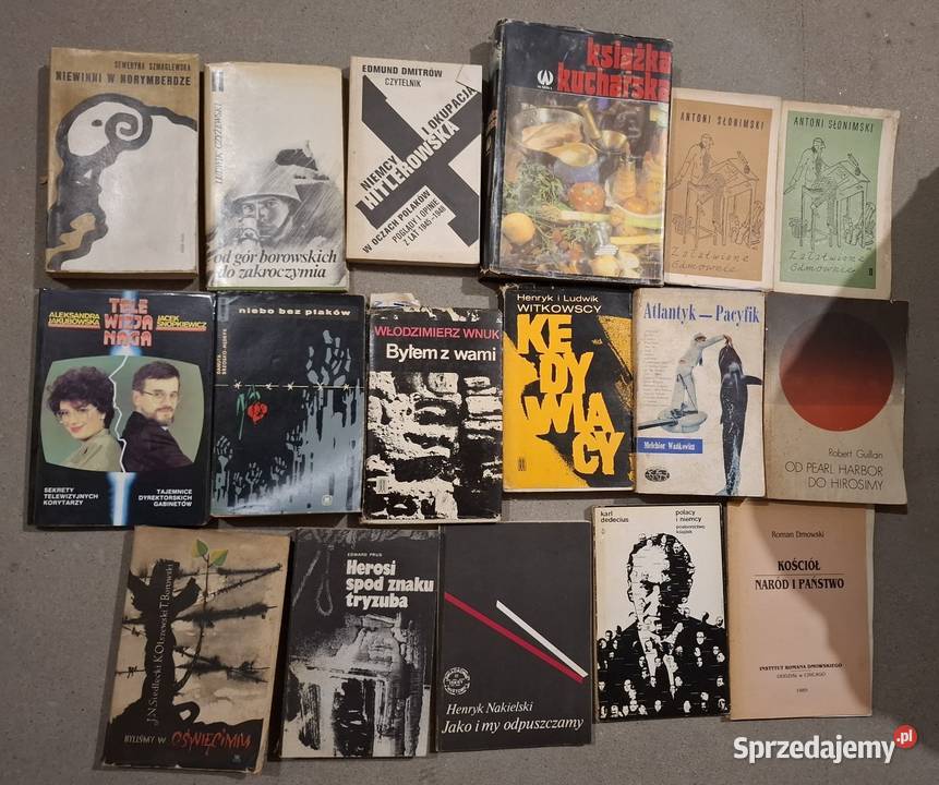 Książki różne zestaw miękka mazowieckie Kajetany