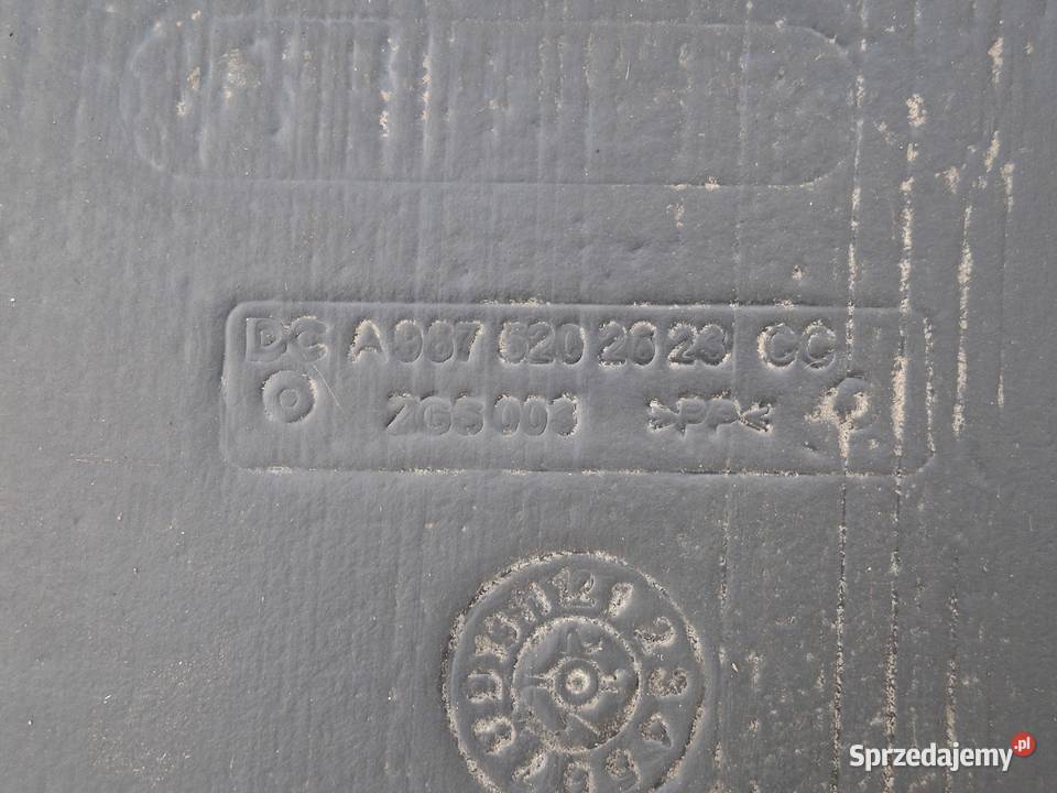 MERCEDES ATEGO III OSŁONA PŁYTA SILNIKA Bieleń