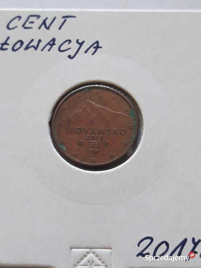 1 Eurocent Słowacja 2017 r Konin