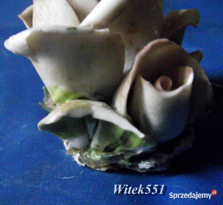 PORCELANOWY KOLOROWY MATOWY MAŁY KWIATUSZEK podkarpackie Stalowa Wola