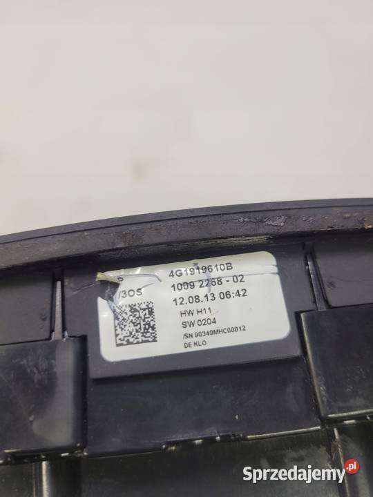 PANEL STEROWANIA MMI AUDI A6 C7 A7 4G1919610B