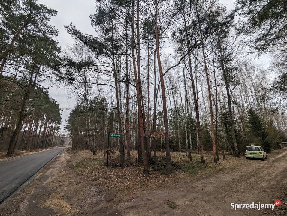 Działka budowlana Łodzi w sercu lasu 1207m2 Dobków sprzedam