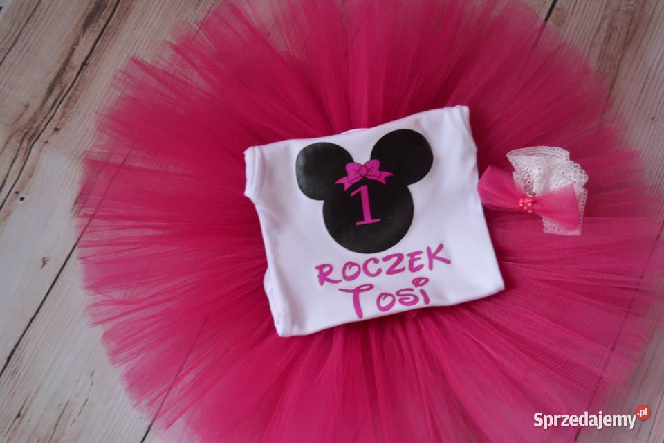 Komplet tutu na roczek dziewczynki roczek Waćmierz