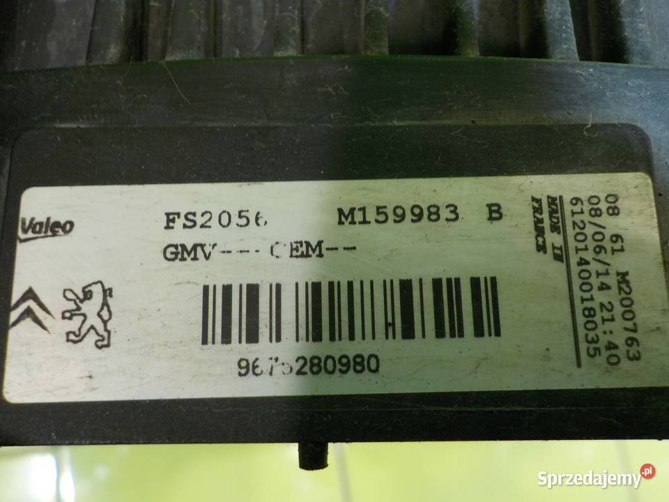 CITROEN DS3 16 HDI 11r HB 3D wentylator Suków