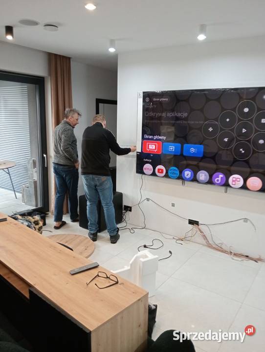 Montaż Serwis Ustawienie anten ,montaż telewizorów na ścianie Sosnowiec