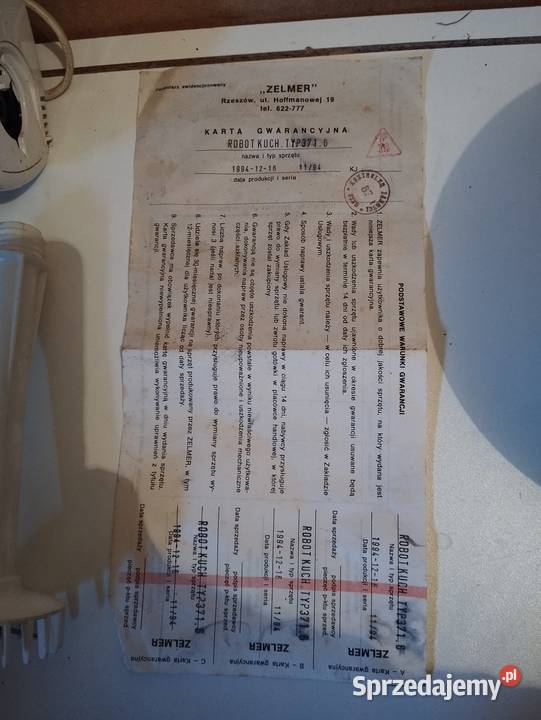 Robot kuchenny Zelmer turbo sprint sprzedam