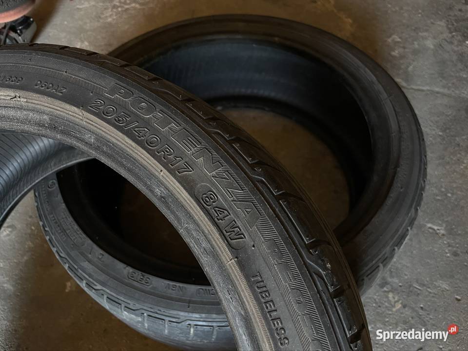 Opony 2054017 Bridgestone Potenza 17 opony podlaskie Dąbrowa Białostocka