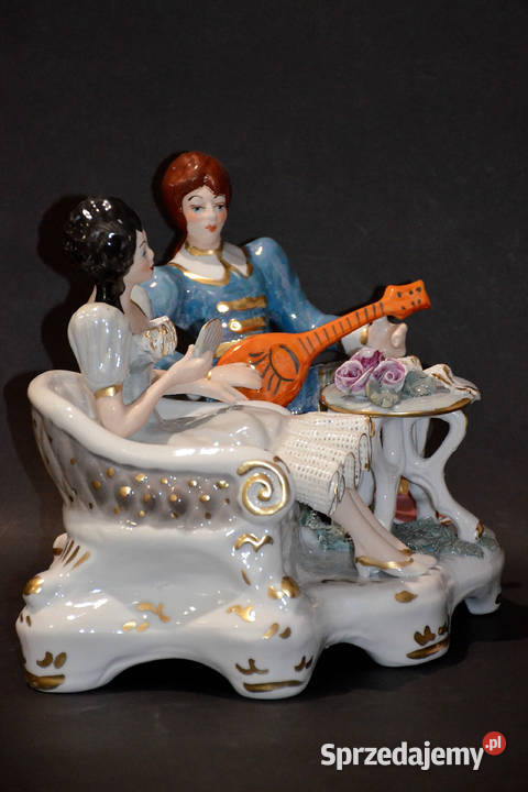 Porcelana Roceram Para muzykująca 3 serenada 25 Środa Wielkopolska sprzedam