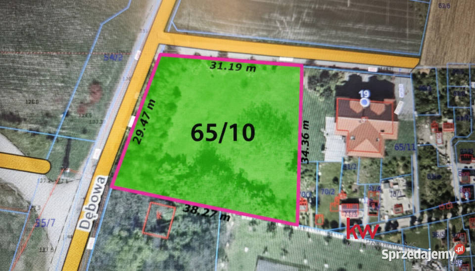 Działka Krzeptów 1100 metrów 31m