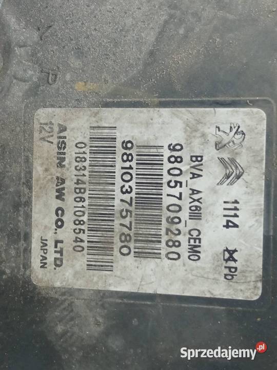 SKRZYNIA BIEGÓW AUTOMATYCZNA 20GZ09 20 BLUE HDI