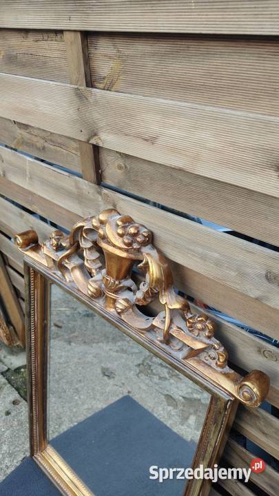 Lustro ozdobne dekoracyjne drewniana rama