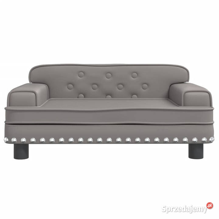 Sofa dzieci szara 70x45x30 sztuczna skóra mazowieckie Warszawa sprzedam