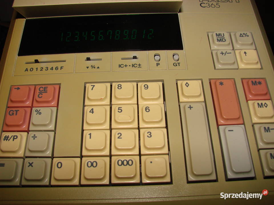 Facit C365 stary kalkulator z drukarką pomorskie sprzedam