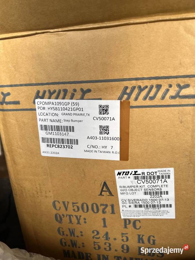 Zderzak tył Chevrolet SilveradoGMC Sierra Piaseczno