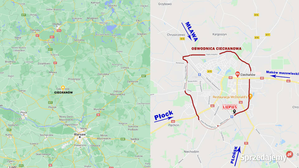 Wał uprawowy LUPUS o szerokości 90 m nieuszkodzony Ciechanów sprzedam