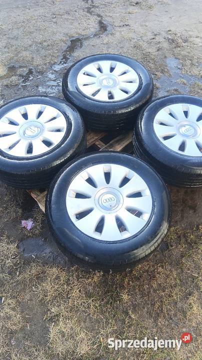 5x112 audi koła 16 orginalne z oponami letnimi podlaskie Szymbory-Andrzejowięta sprzedam