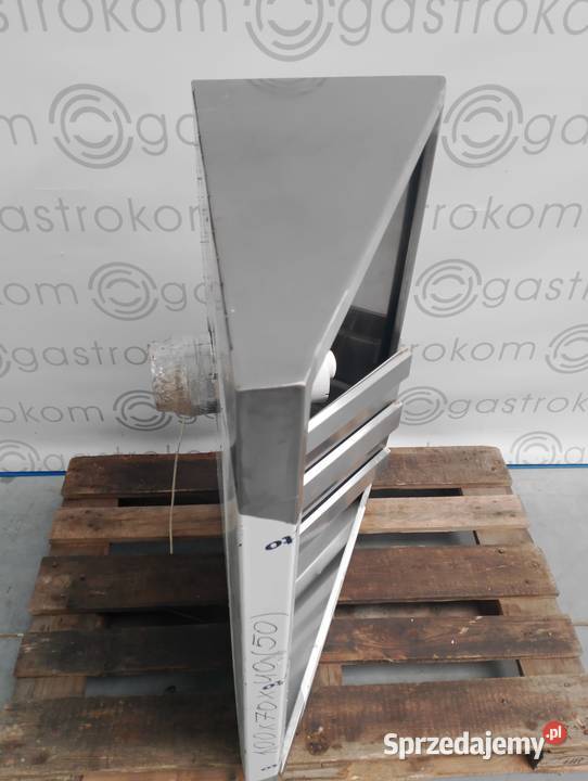 Okap przyścienny skośny 120x70x40 z łapaczami Wrocław