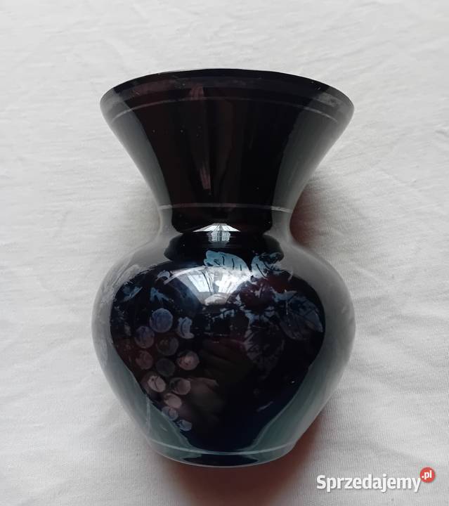 Wazonik hialitowy art deco Bohemia Kamenicky Koźminek